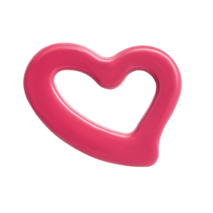 Open Heart Pink - 120 pcs