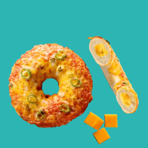 Jalapeno Cheddar Pizza Donut - 100g