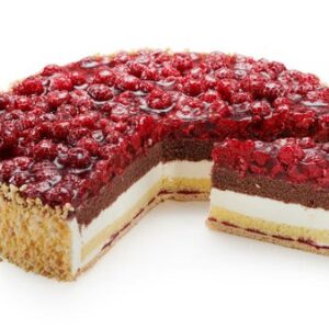 Raspberry Cream Cheese Gateau - 16pcs